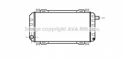 AVA QUALITY COOLING fd2161 -  Радиатор, охлаждение двигателя